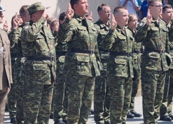 Ślubowanie nowych strażników granicznych w&nbsp;Przemyślu