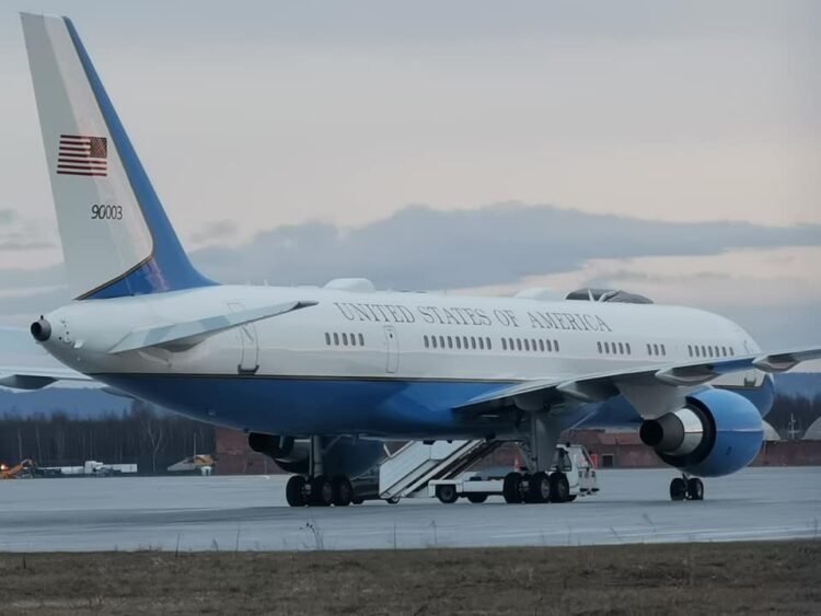 Prezydent USA Joe Biden wyleciał z lotniska Rzeszów-Jasionka do Warszawy