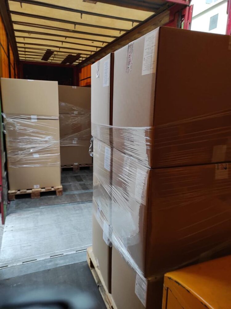 Magazyn pomocy humanitarnej w Leżajsku