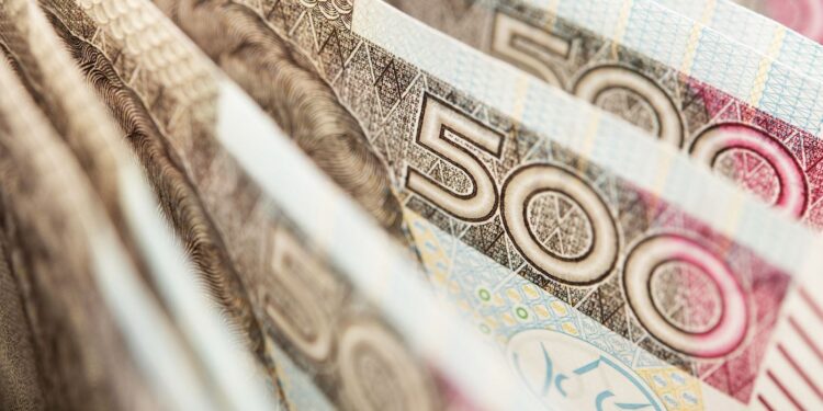 five hundred polish zlotych bills close up 2021 08 29 16 57 17 utc 2