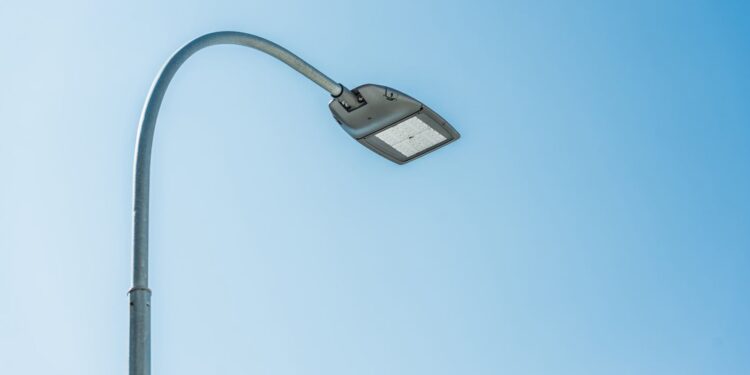 low angle view of street lamp against blue sky 2021 08 29 22 51 27 utc