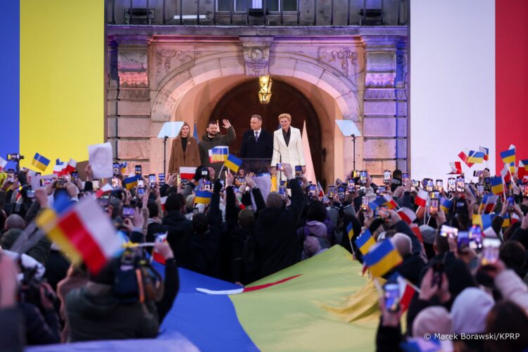 Prezydent Ukrainy podziękował Rzeszowowi i Przemyślowi