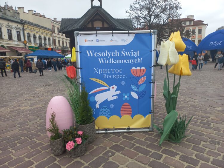 Jarmark wielkanocny na rzeszowskim Rynku