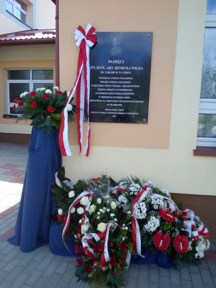 Uroczystości upamiętniające kpt. Henryka Wilka w Lubeni