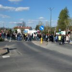 Protest na rondzie w Lesku 5 - Polskie Radio Rzeszów Protest na rondzie w Lesku - Polskie Radio Rzeszów