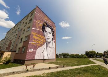 W&nbsp;Nisku powstał mural z&nbsp;podobizną major Marii Mireckiej-Loryś