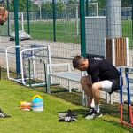 Piłka nożna - trening medialny PGE Stali Mielec - Polskie Radio Rzeszów