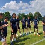 Piłka nożna - trening medialny PGE Stali Mielec - Polskie Radio Rzeszów