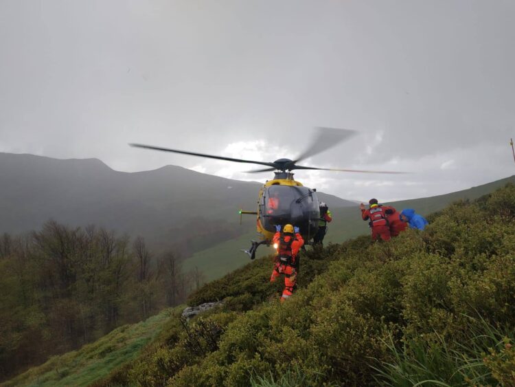 Pracowity tydzień Bieszczadzkiej Grupy GOPR