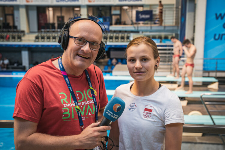 Igrzyska Europejskie. Skoki do wody. K. Skrzek w finale trampoliny 1-metrowej!