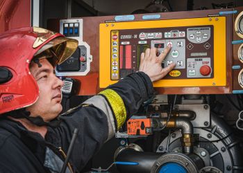 Pożar samochodu na&nbsp;A4