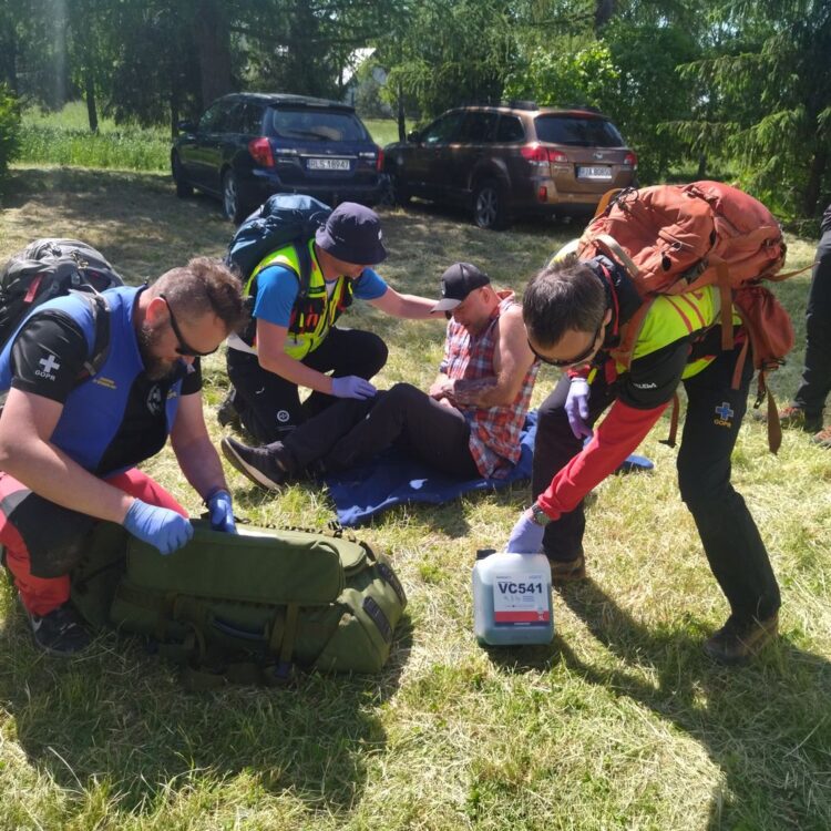 Manewry medyczne w Bieszczadach