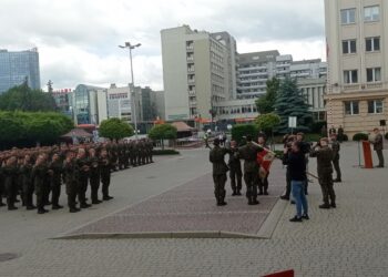 Przysięga żołnierzy terytorialnej służby wojskowej