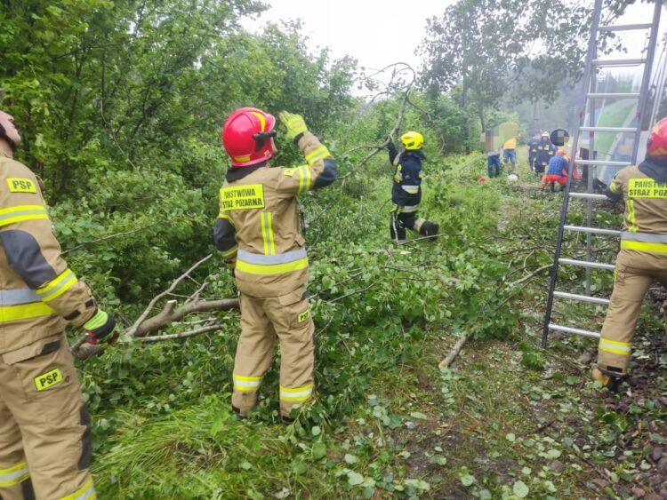 Skutki burz na Podkarpaciu