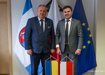 Wicemarszałek Piotr Pilch spotkał się z&nbsp;konsulem generalnym Ukrainy