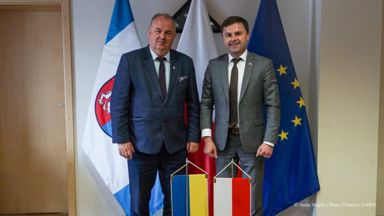 Wicemarszałek Piotr Pilch spotkał się z konsulem generalnym Ukrainy