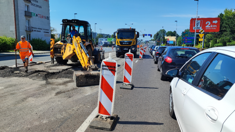 Utrudnienia na rzeszowskich ulicach z powodu remontu nawierzchni