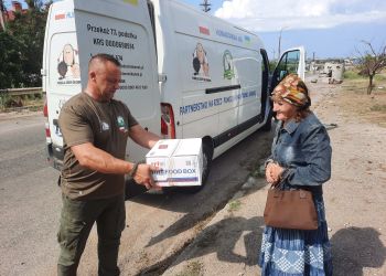 Mieszkańcy Chersonia i&nbsp;Antoniówki otrzymali pomoc (zdjęcia)