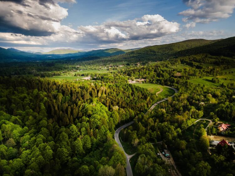 Zamknięta część szlaku na Połoninę Wetlińską