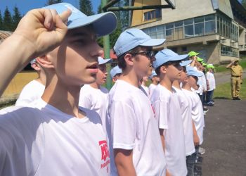 Szkolenie Młodzieżowych Drużyn Pożarniczych w&nbsp;Bieszczadach