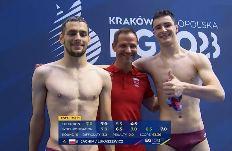 Skoki do wody – historyczny wynik Rzeszowian