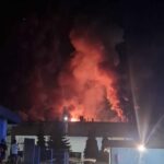 Pożar w firmie oponiarskiej w Dębicy (zdjęcia) - Polskie Radio Rzeszów