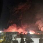 Pożar w firmie oponiarskiej w Dębicy (zdjęcia) - Polskie Radio Rzeszów