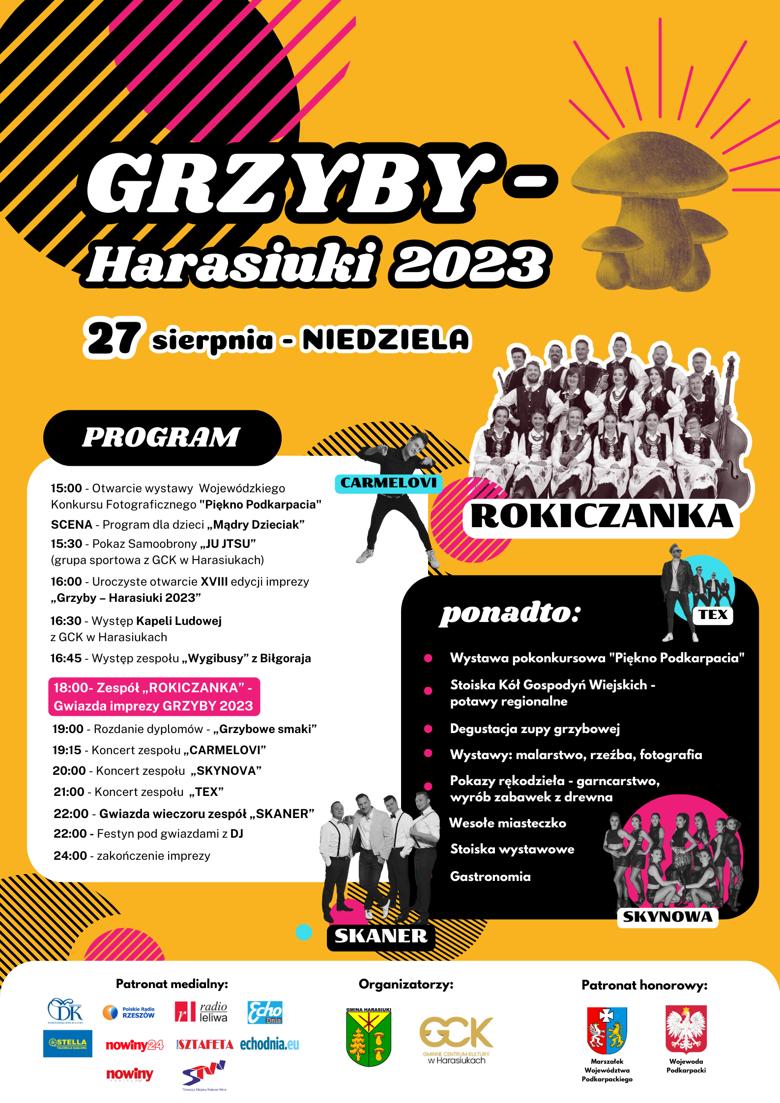 plakat grzyby png