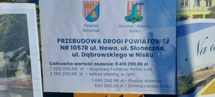 Modernizacja kolejnych dróg w powiecie niżańskim