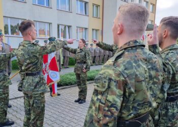 Ślubowanie nowych funkcjonariuszy Straży Granicznej w Przemyślu