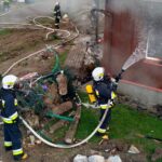 Ćwiczenia strażaków z powiatu strzyżowskiego - Polskie Radio Rzeszów