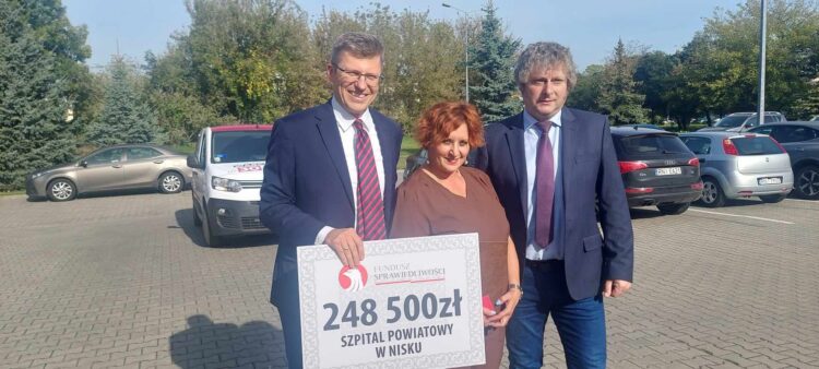 Ponad 250 tys. złotych z Funduszu Sprawiedliwości trafiło do Szpitala Powiatowego w Nisku