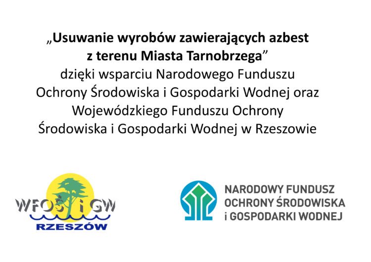 Coraz mniej azbestu w Tarnobrzegu