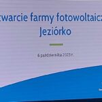 Zakończono I etap budowy farmy fotowoltaicznej w Jeziórku - Polskie Radio Rzeszów