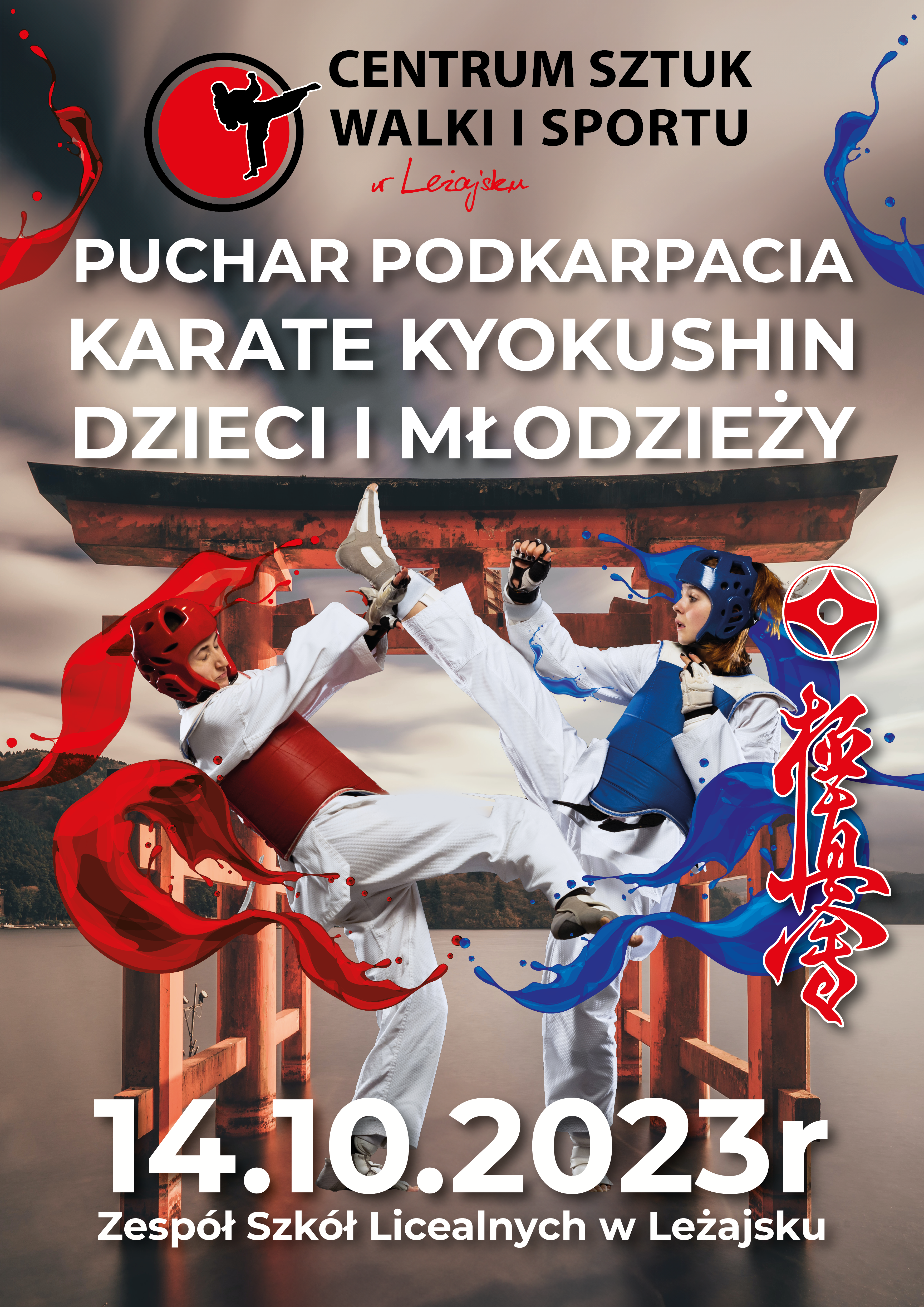 plakat karate bez sponsorow bez sponsorow