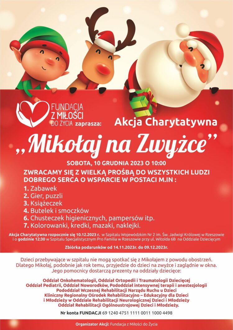 „Mikołaj na Zwyżce” rozdaje prezenty