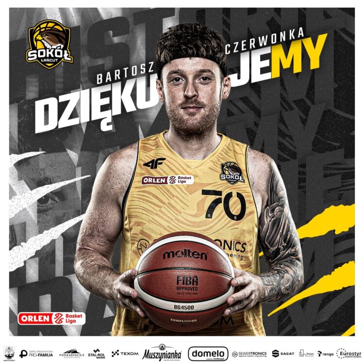Koszykówka. Czerwonka odchodzi z Sokoła