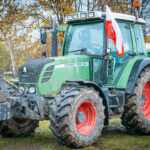 Protestujących w Korczowej wsparli rolnicy. Wydłuża się kolejka tirów (zdjęcia) - Polskie Radio Rzeszów