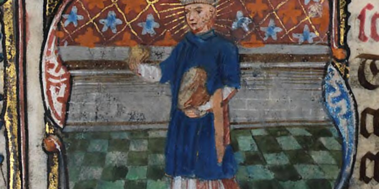 XIV-wieczny obraz przedstawiający św. Szczepana