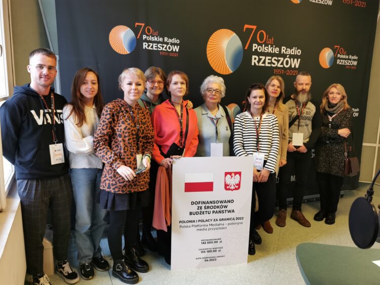 Wizyta dziennikarzy polskich mediów z Ukrainy w Polskim Radiu Rzeszów