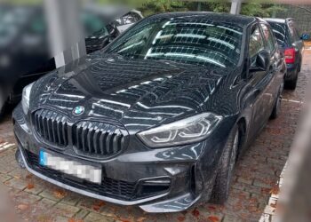 Skradzione w&nbsp;Hiszpanii luksusowe bmw zostało znalezione na&nbsp;parkingu w&nbsp;Rzeszowie