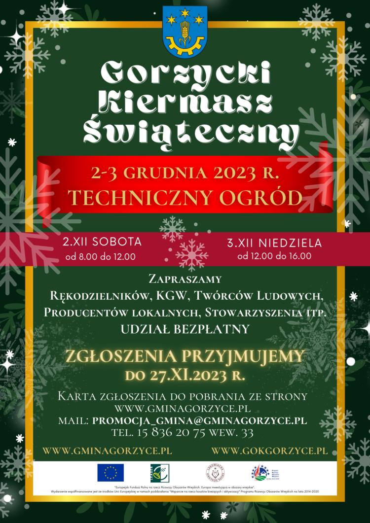 Kiermasz Świąteczny w Gorzycach
