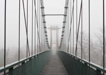Przebudowa wiszącej kładki w&nbsp;Świętoniowej