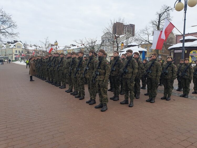 Przysięga terytorialsów w Tarnobrzegu