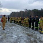 Ćwiczenia strażackie na zamarzniętym zbiorniku w Cierpiszu - Polskie Radio Rzeszów