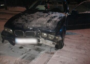 Mieszkaniec gminy Pawłosiów wykonywał niebezpieczne manewry i&nbsp;wjechał w&nbsp;ogrodzenie