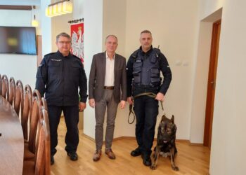 Pies Satyr będzie pomagał policjantom z&nbsp;Sanoka