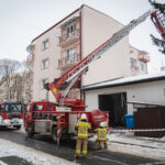 Pożar przy ul. Księcia Józefa Poniatowskiego w Rzeszowie (zdjęcia) - Polskie Radio Rzeszów