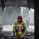 Pożar przy ul. Księcia Józefa Poniatowskiego w Rzeszowie (zdjęcia) - Polskie Radio Rzeszów