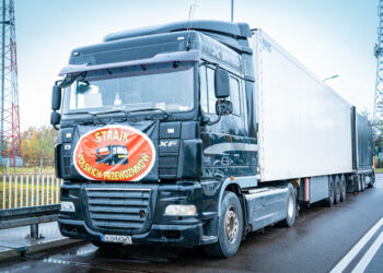 Krótsza kolejka ciężarówek do&nbsp;odprawy w&nbsp;Medyce. Kierowcy czekają dwa dni